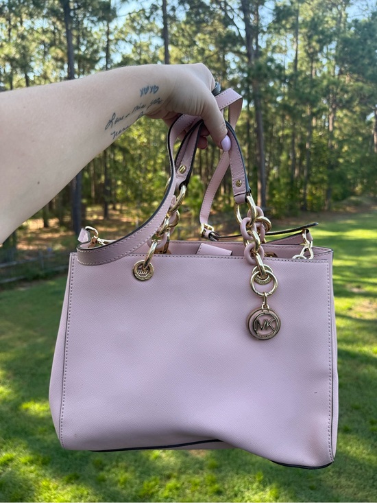Michael Kors Handbags - Michael Kors Pink Saffiano Leather Tote